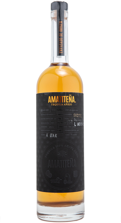 Amatiteña Tahona Pressed Single Field Naturally Fermented Red Wine Barrel Aged Anejo Tequila