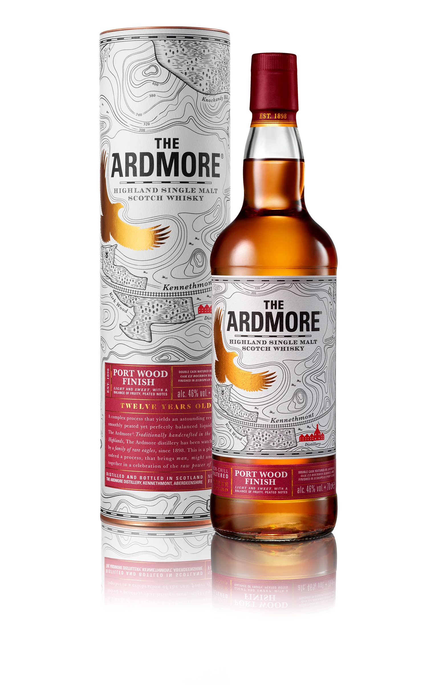 Ardmore 12 Year Old Port Wood Finish Highland Single Malt Scotch Whisky