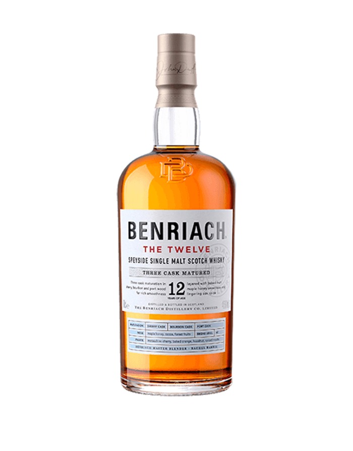 Benriach The Twelve Year Old Three Cask Matured Speyside Single Malt Scotch Whisky