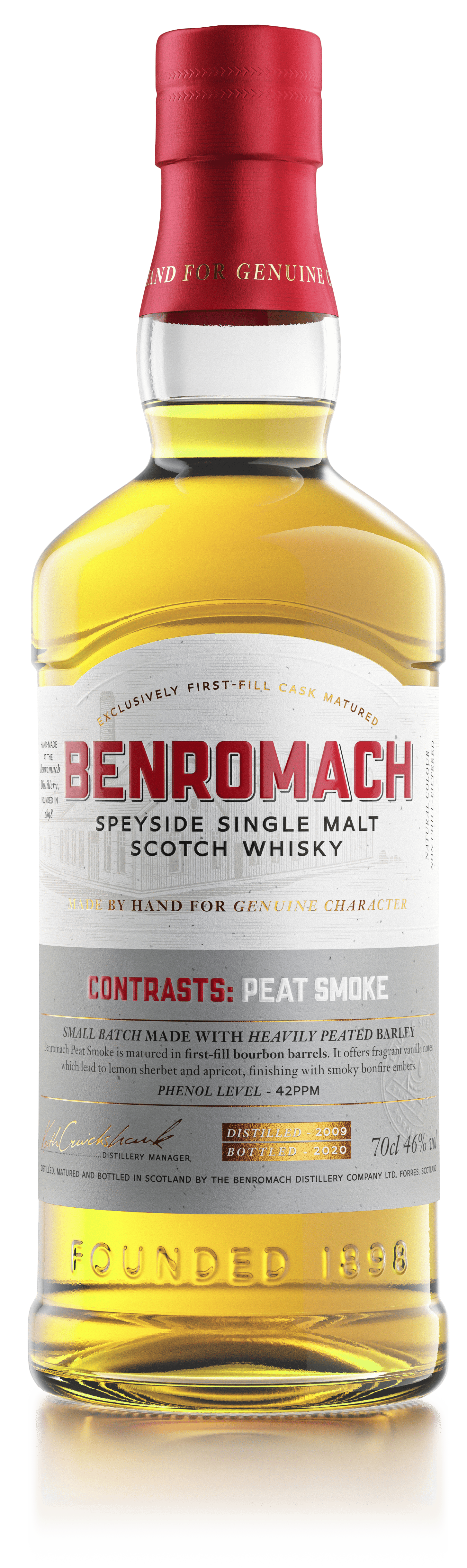 Benromach Peat Smoke Speyside Single Malt Scotch Whisky