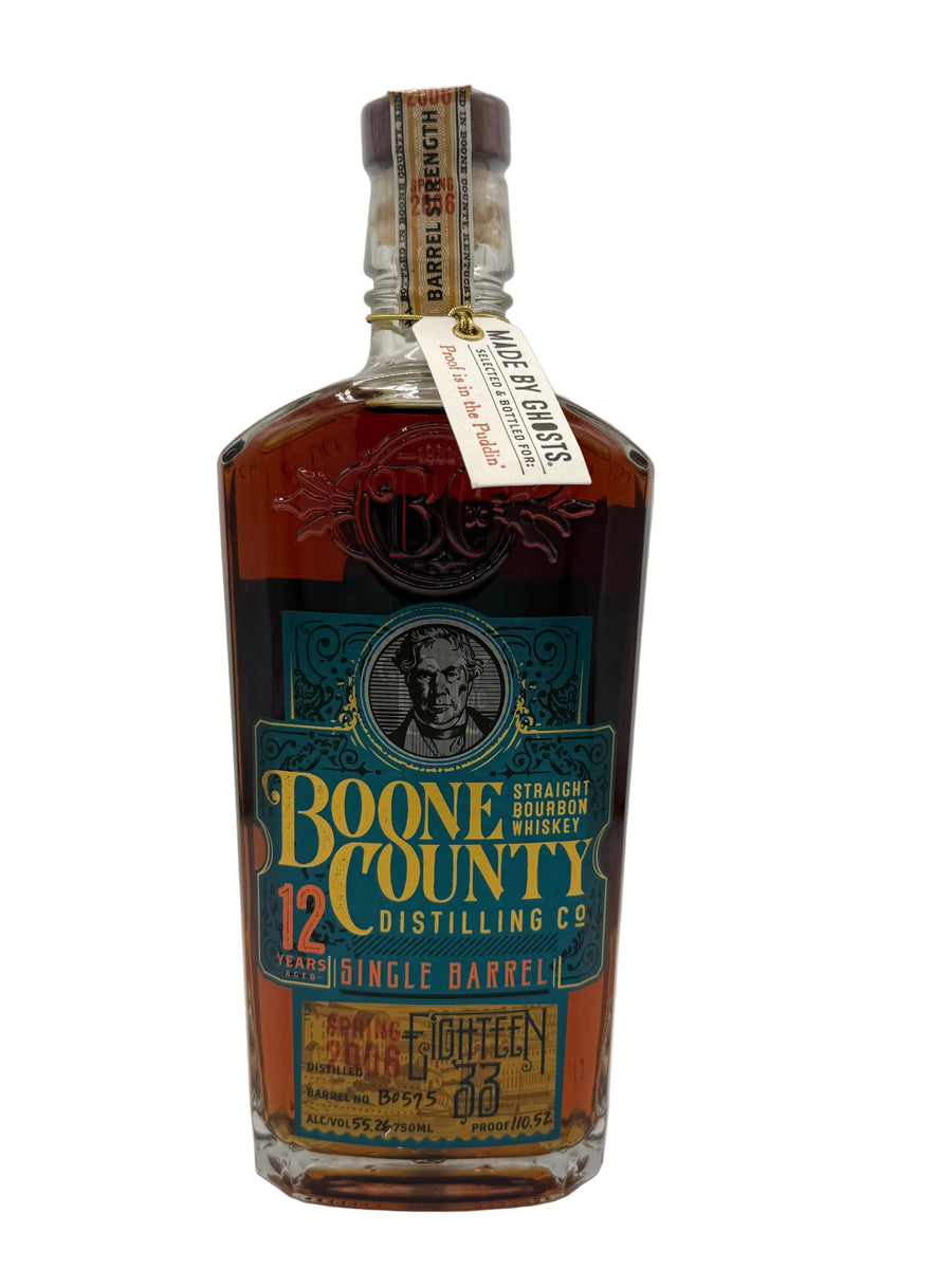 Boone County Eighteen33 Single Barrel Bourbon Whiskey