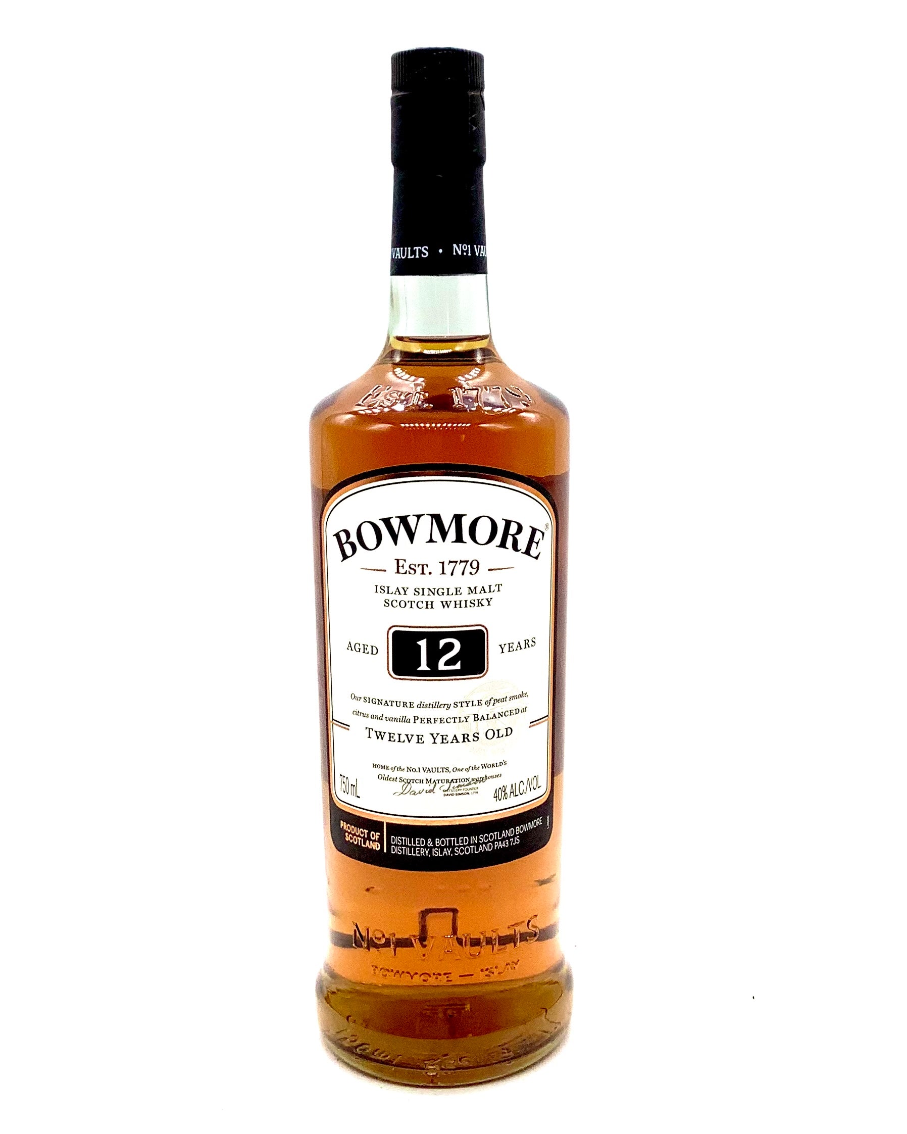 Bowmore 12 Year Old Islay Single Malt Scotch Whisky