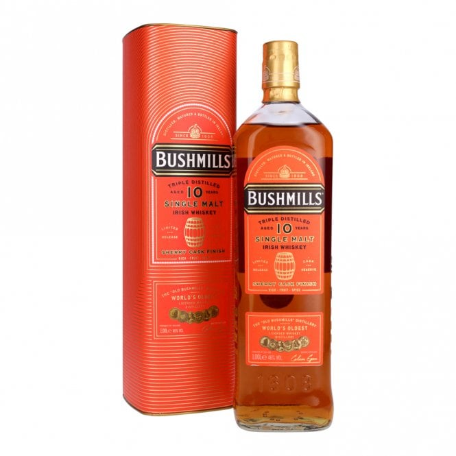 Bushmills 10 Year Old Single Malt Sherry Cask Reserve