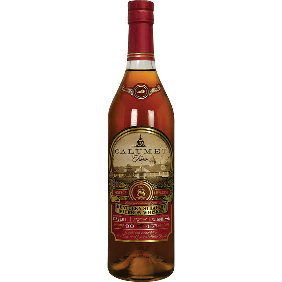 Calumet Farm 8 Year Old Kentucky Straight Bourbon Whiskey