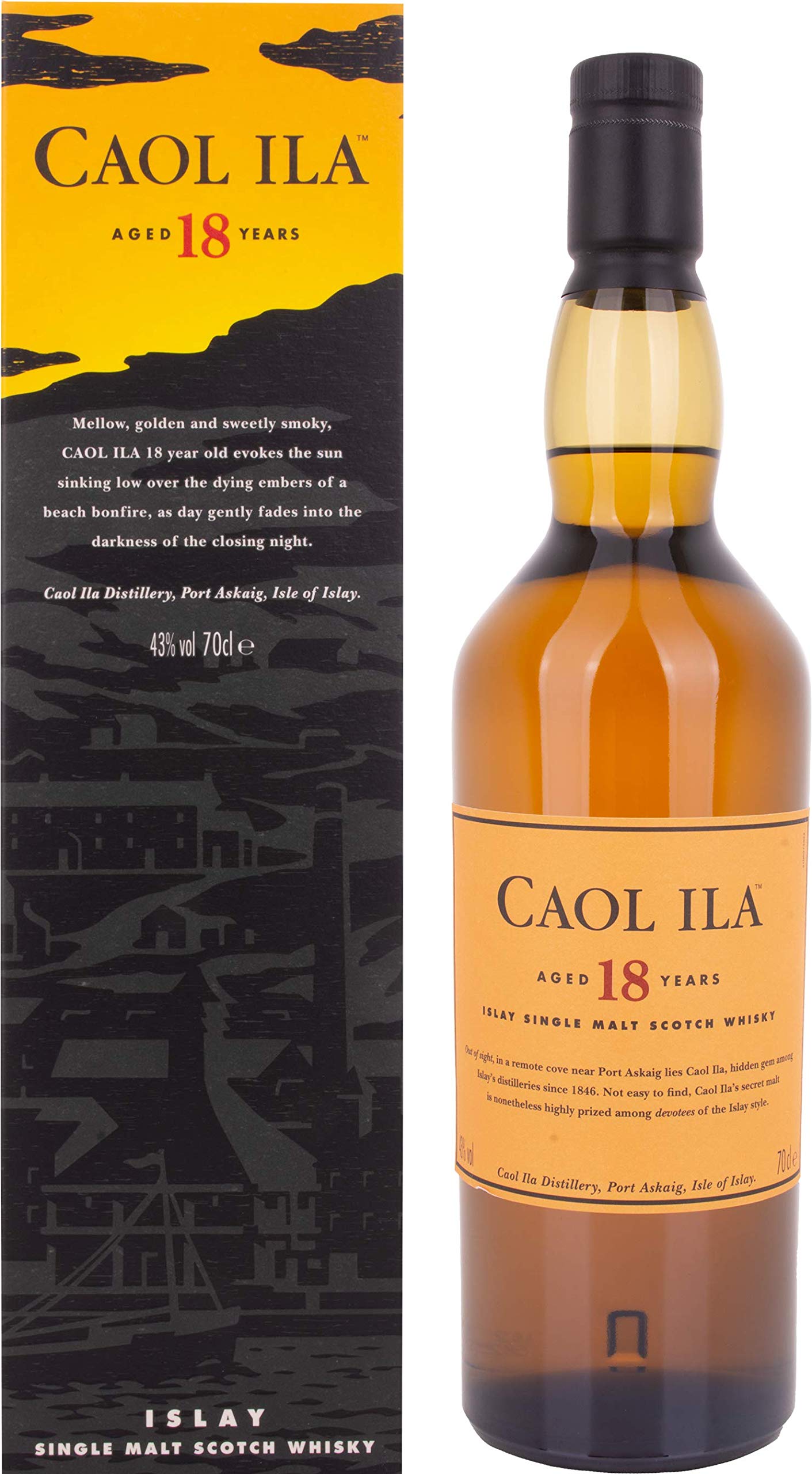 Caol Ila 18 Year Old Islay Single Malt Scotch Whisky