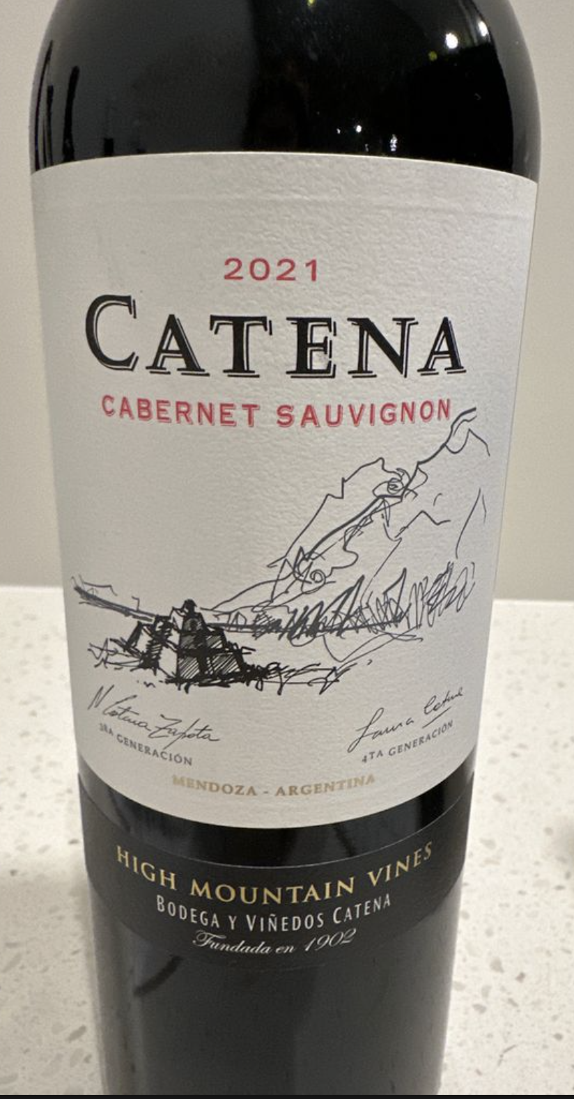 Catena Zapata Malbec High Mountain Vines 2021
