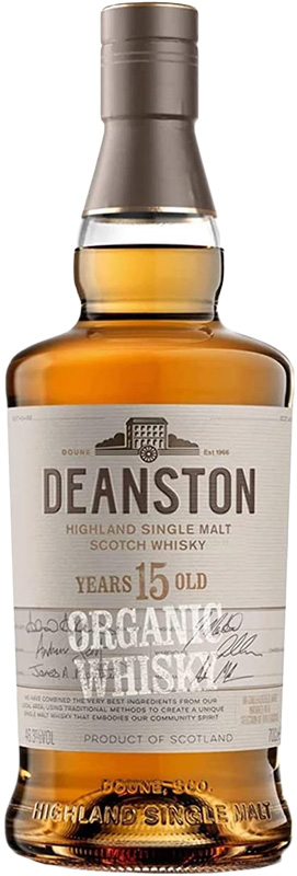 Deanston 15 Year Old Organic Single Malt Scotch Whisky