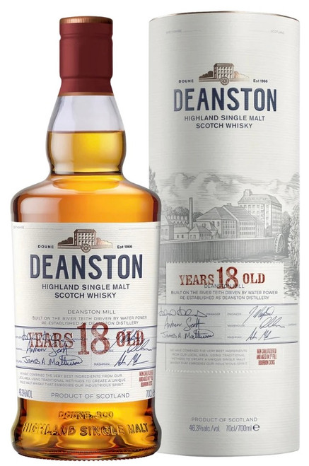 Deanston 18 Year Old Bourbon Cask Matured Highland Single Malt Scotch Whisky