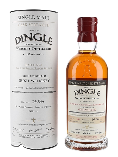 Dingle Single Malt Cask Strength Batch No. 4 Irish Whiskey