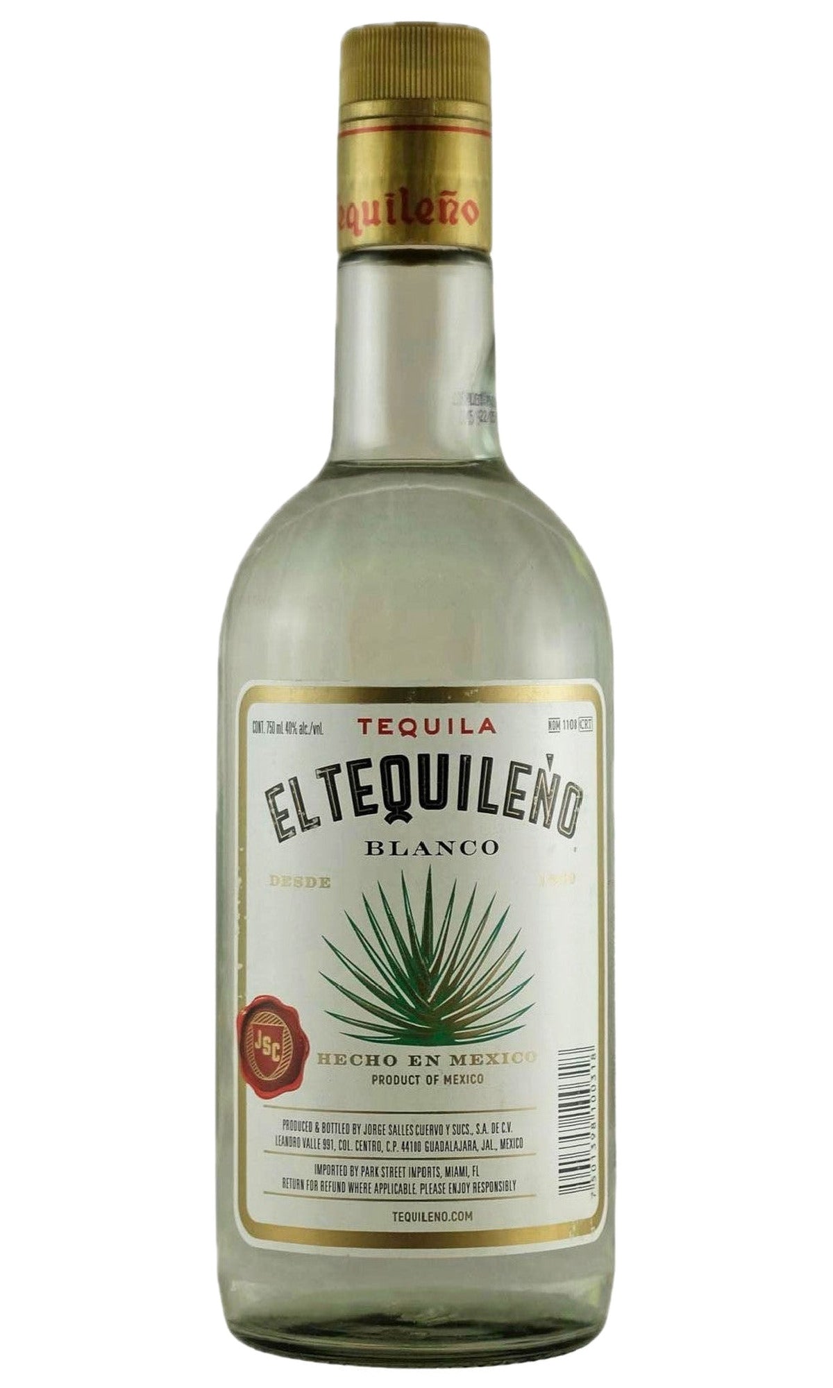 El Tequileno Blanco Tequila
