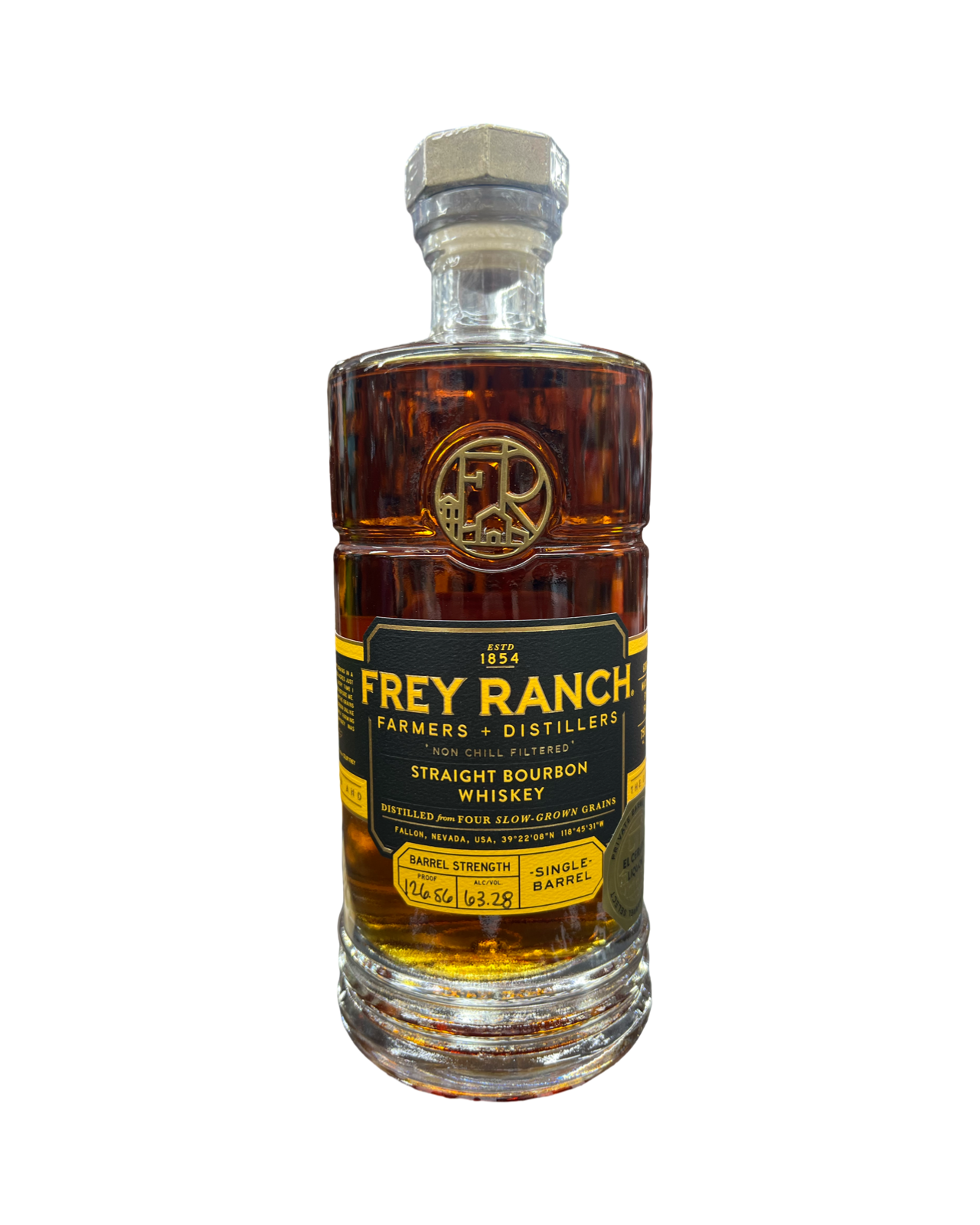 Frey Ranch Barrel Strength Straight Bourbon Whiskey