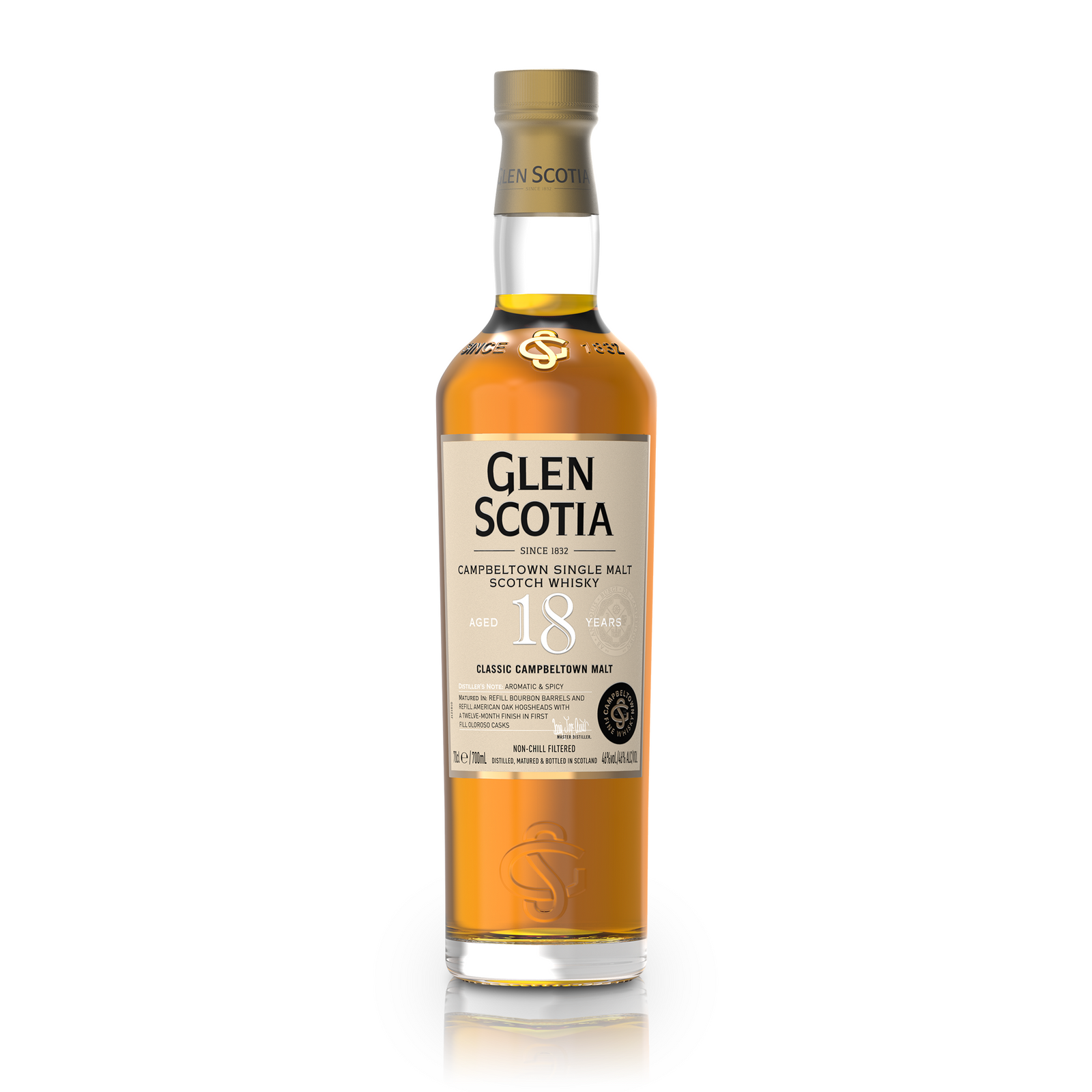 Glen Scotia 18 Year Old Campbeltown Single Malt Scotch Whisky
