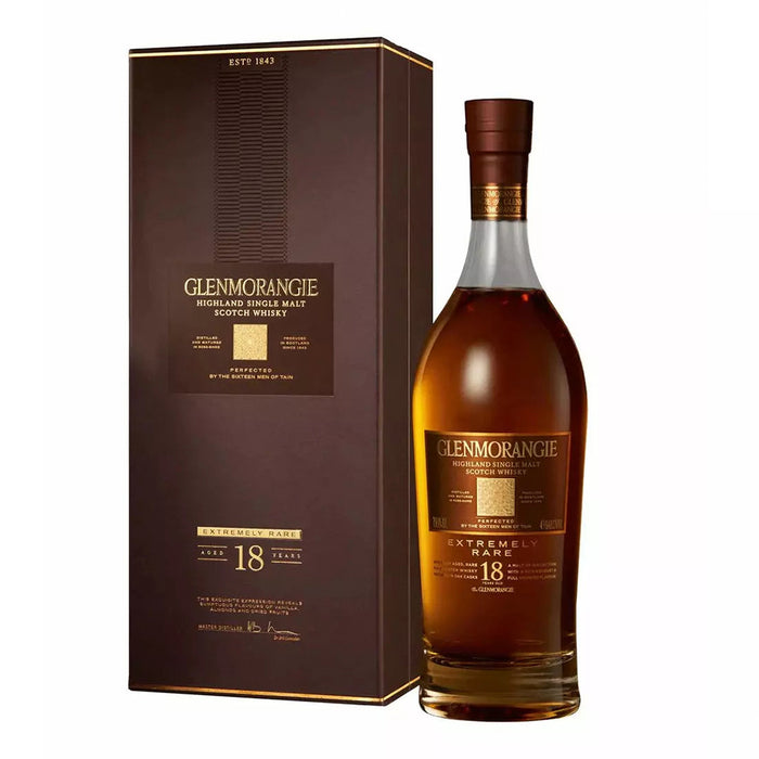 Glenmorangie 18 Year Old Extremely Rare Single Malt Scotch Whisky