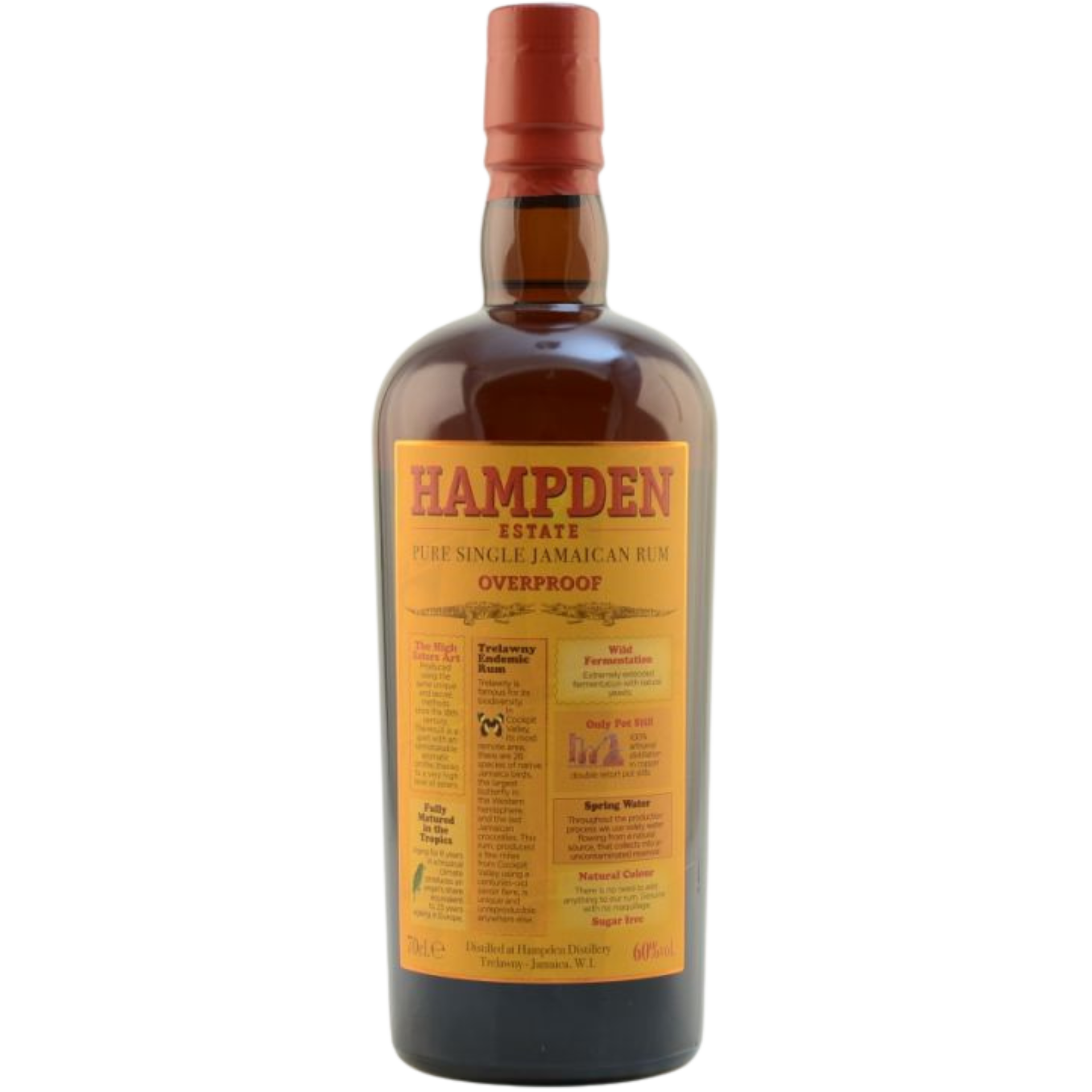 Hampden Estate Overproof Pure Single Jamaican Rum 60%