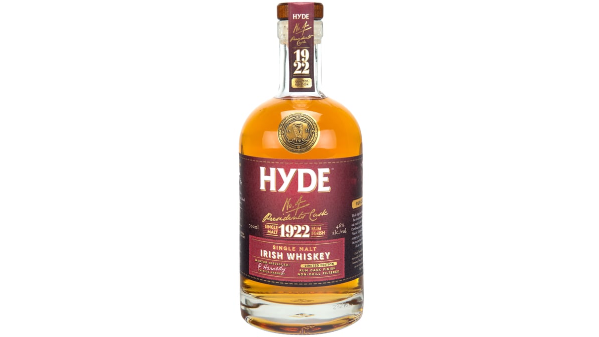 Hyde No. 4 President's Reserve Single Malt Irish Whiskey Rum Cask Finish
