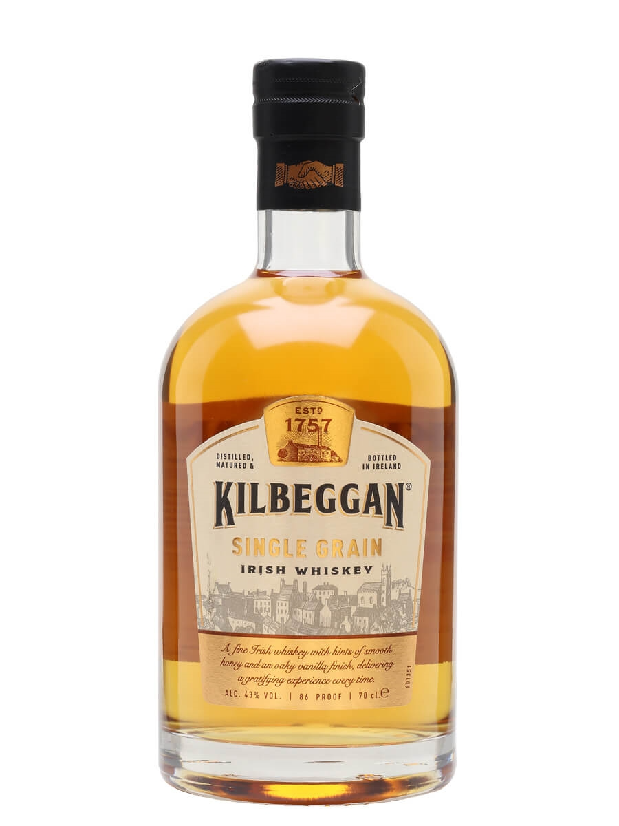 Kilbeggan Single Grain Irish Whiskey