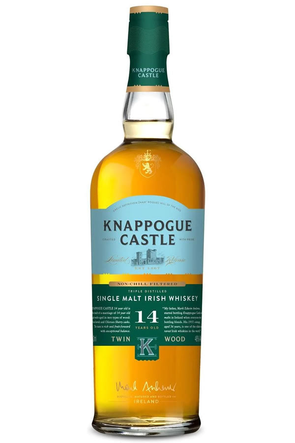 Knappogue Castle 14 Year Old Single Malt Irish Whiskey
