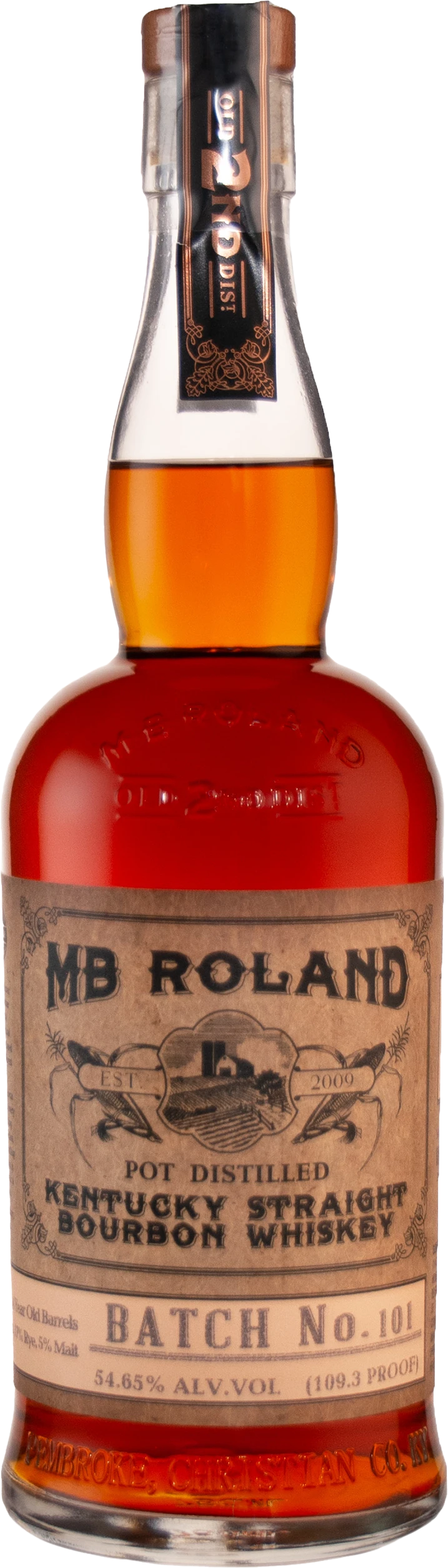 MB Roland Kentucky Straight Bourbon Whiskey
