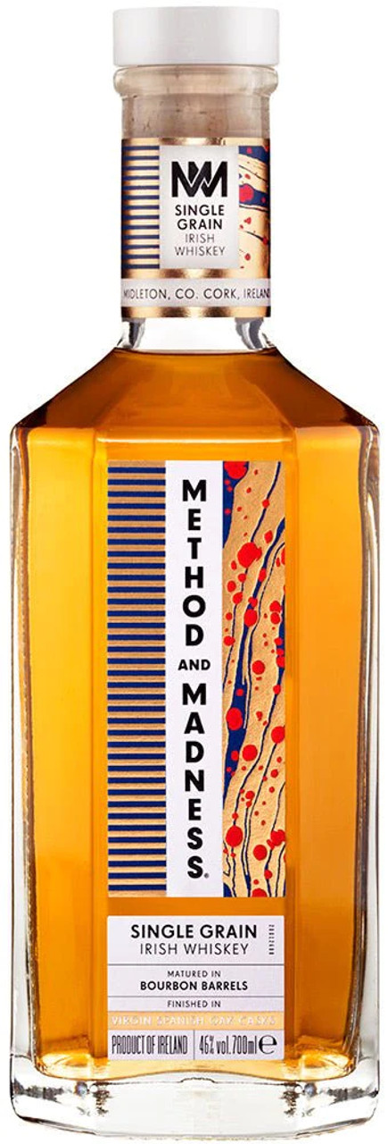 Method and Madness Single Grain Irish Whiskey Finished in Virgin Spanish Oak