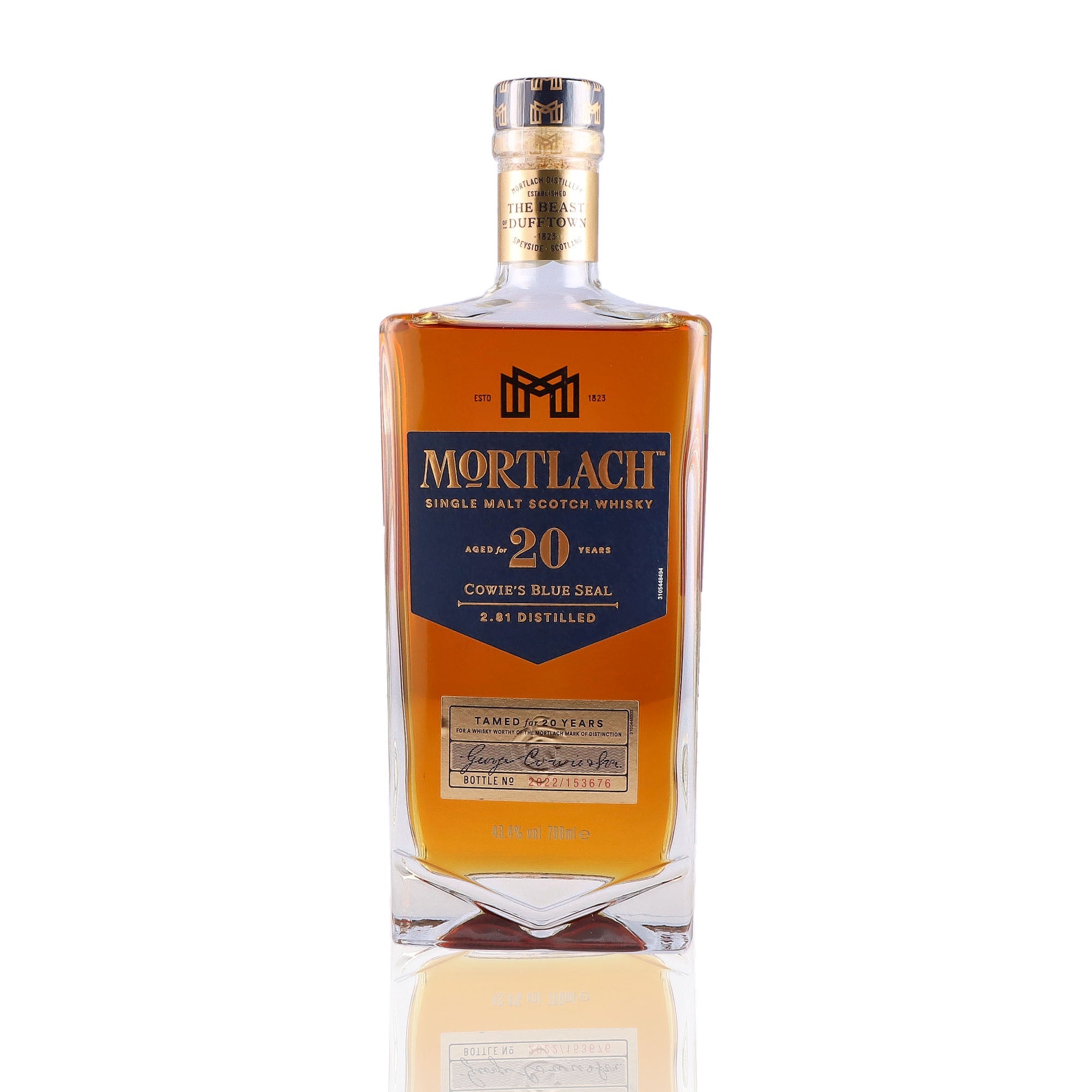 Mortlach 20 Year Old Cowie's Blue Seal Single Malt Scotch Whisky