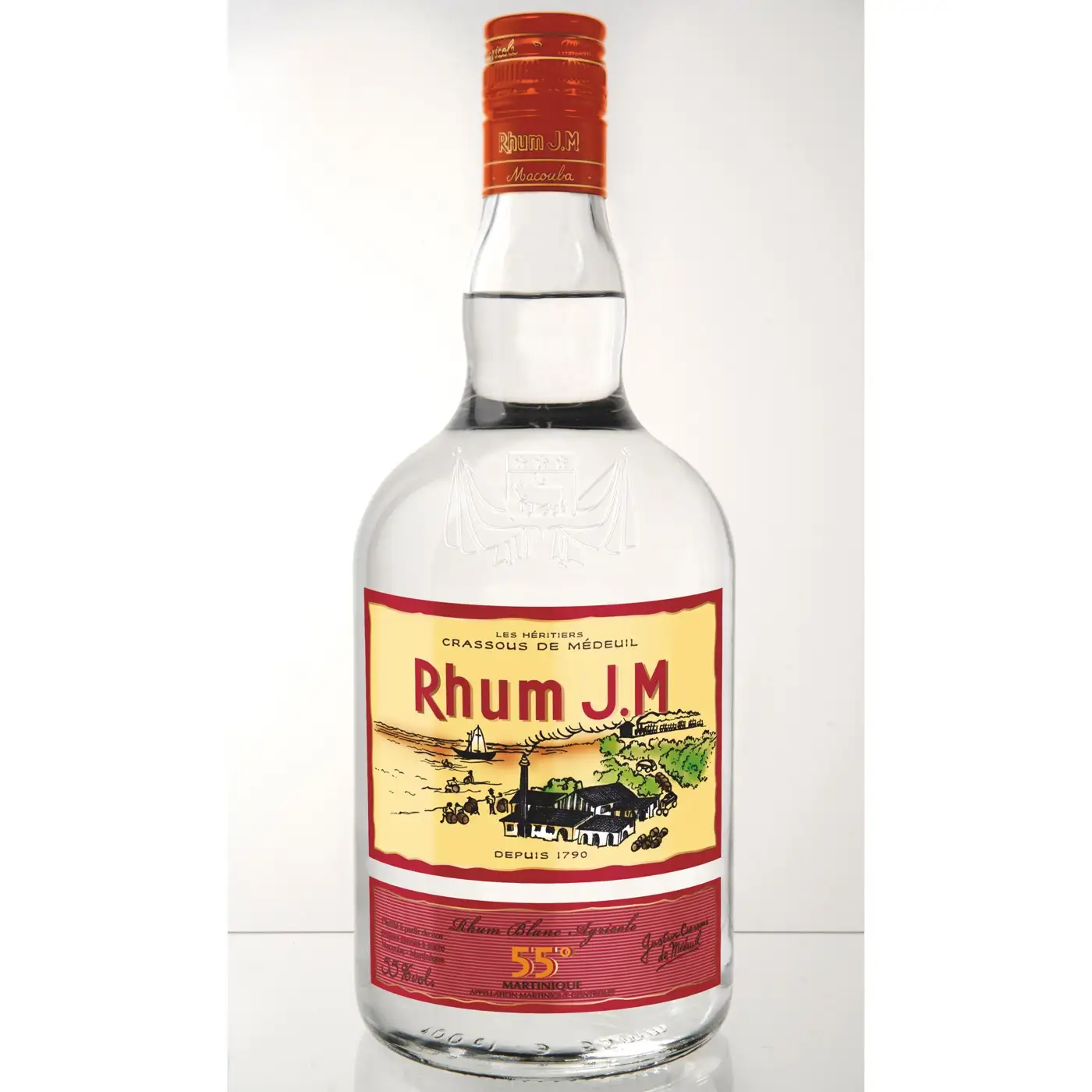 Rhum J.M Blanc 55