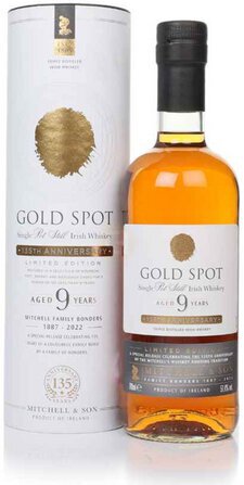 Spot Whiskey Single Pot Still 'Gold Spot' 9 Year Old