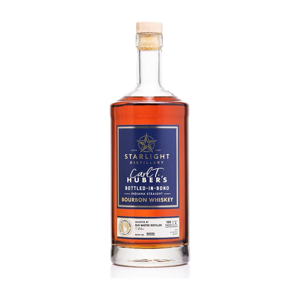 Starlight Distillery Carl T. Huber's Bottled in Bond Straight Bourbon Whiskey