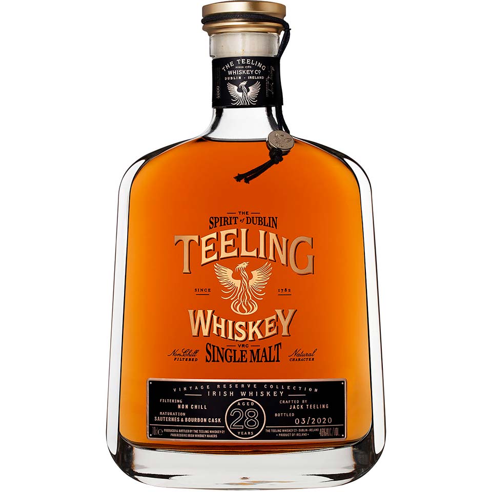 Teeling Vintage Reserve 28 Year Old Single Malt Irish Whiskey