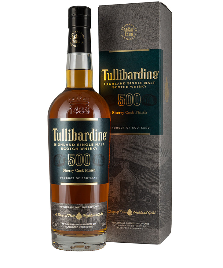 Tullibardine 500 Sherry Cask Finish Highland Single Malt Scotch Whisky