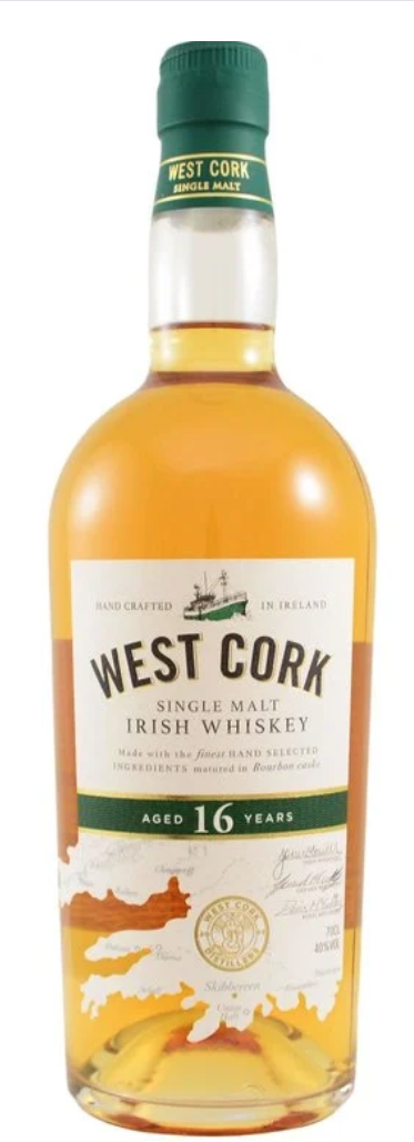West Cork 16 Year Old Single Malt Irish Whiskey