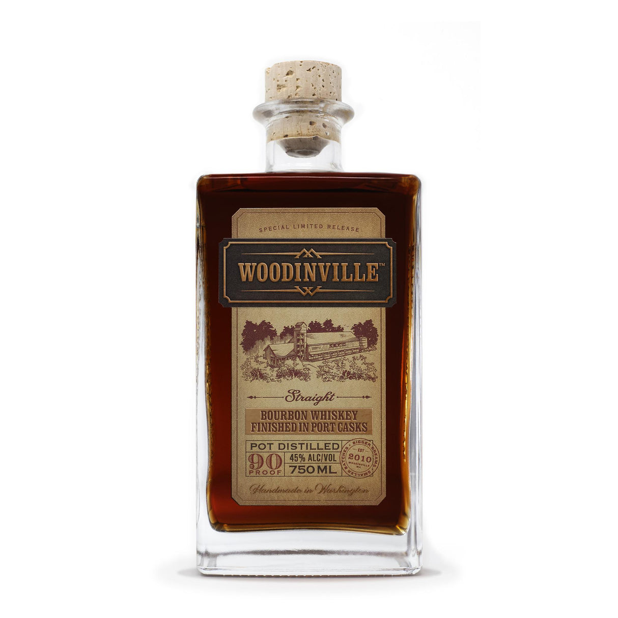 Woodinville Straight Bourbon Whiskey Port Cask Finish